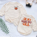 Football In My Game Day Era Custom Name Personalized Baby Romper - Short/Long Sleeve (0-2Y) - LuthCreative