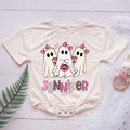 Little Boo Spooky Halloween Personalized Baby Romper - Short/Long Sleeve (0-2Y) - LuthCreative