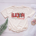 Christmas Candy Custom Name Personalized Baby Romper - Short/Long Sleeve (0-2Y) - LuthCreative