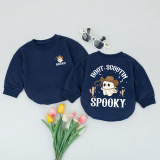 Romper Baby Customize Boot Scootin Spooky - Personalized Custom Babysuit - Gift For Baby