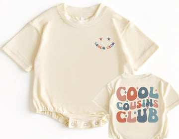 Cousin Crew Coolness: Personalized Romper for Little Ones (0-2Y) - LuthCreative