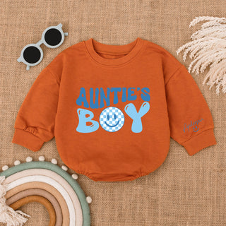 Baby Romper Customize Auntie's Boy - Personalized Custom Babysuit - Gift For Baby