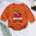 Custom Name Christmas Personalized Baby Romper - Short/Long Sleeve (0-2Y) - LuthCreative