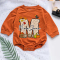 Customized Name Thanksgiving Personalized Baby Romper - Short/Long Sleeve (0-2Y) - LuthCreative