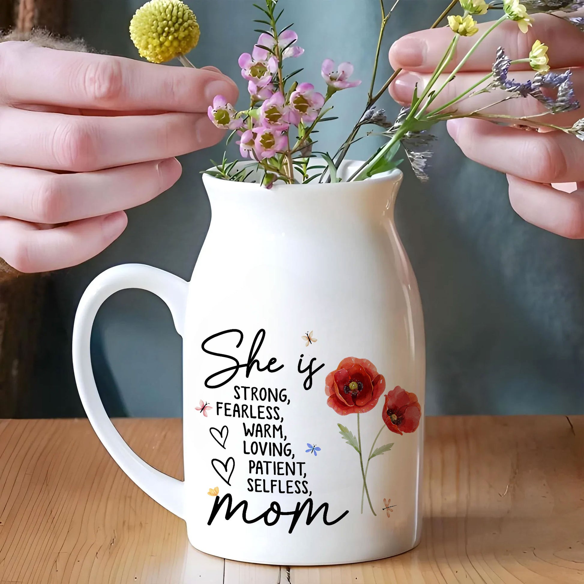  Personalized Birth Flower Vase