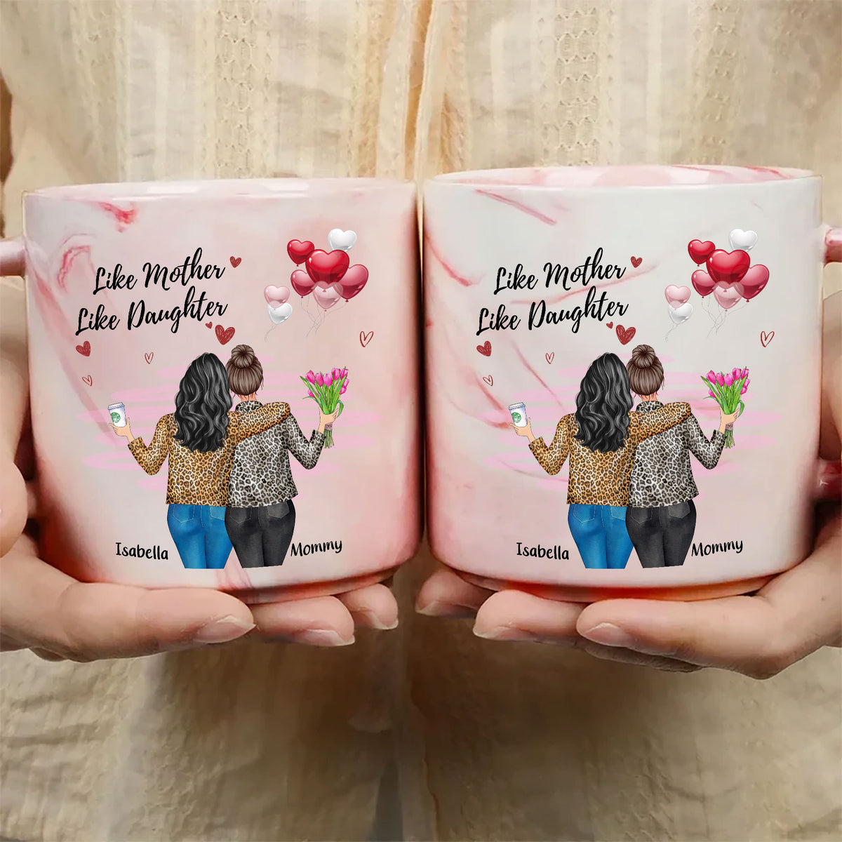 Personalized Marble Mug For Mother's Day
