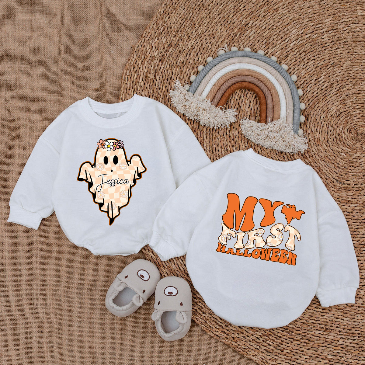 Romper Baby My First Halloween - Personalized Custom Babysuit - Gift For Baby - LuthCreative