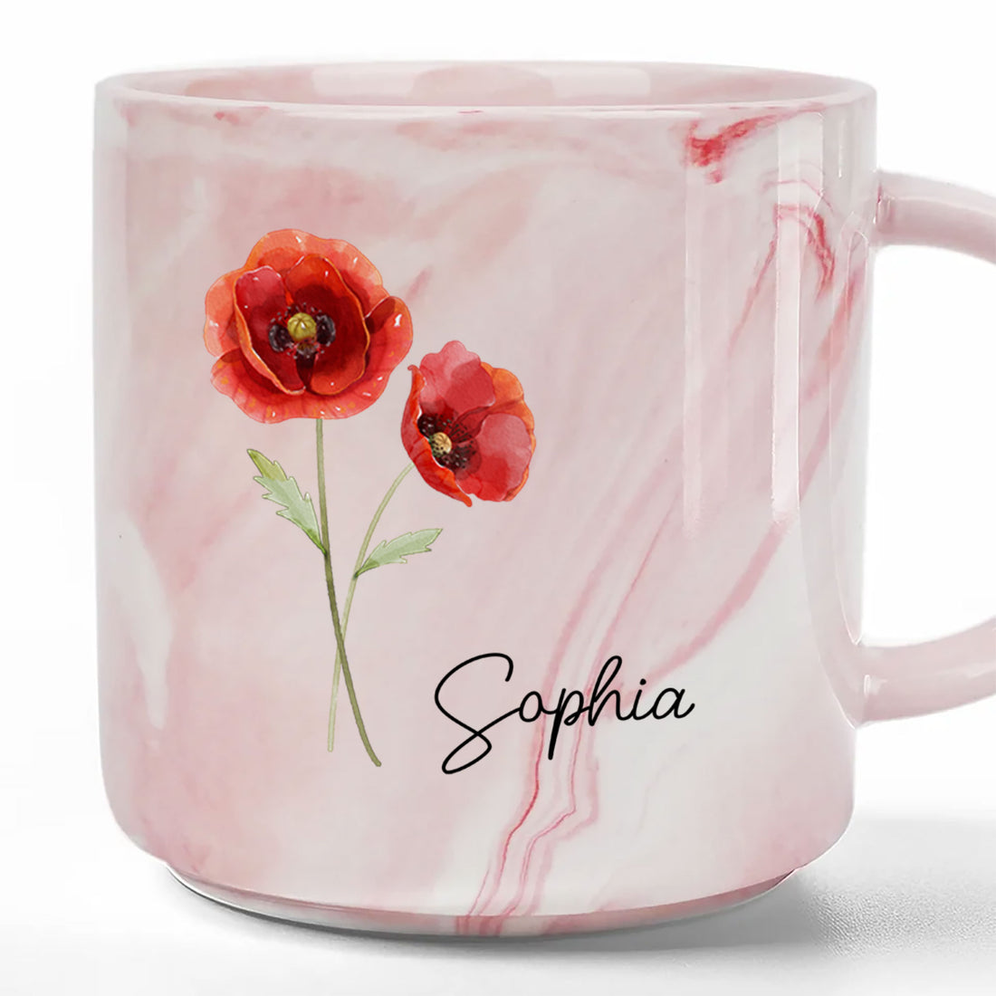 Unbreakable Bonds: Custom Marble Mug for Cat Lovers
