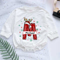 Custom Name Christmas Personalized Baby Romper - Short/Long Sleeve (0-2Y) - LuthCreative