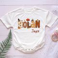 Customized Name Thanksgiving Personalized Baby Romper - Short/Long Sleeve (0-2Y) - LuthCreative