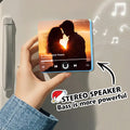 Personalized Love Memories Music Fridge Magnet, Music lovers Gift Magnets, Wedding Memories Refrigerator Magnets, Kitchen Photo Magnet, Custom Valentine Magnet Gifts - LuthCreative