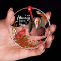 Personalized Ornament I Am Always With You Glass Ornament Holiday Decorations - LuthCreative