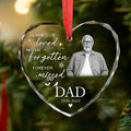 Personalized Ornament Memorial Always Loved Never Forgotten Forever Missed Glass Ornament Holiday Decorations - LuthCreative