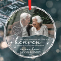 Personalized Ornament Because Someone We Love Is In Heaven Ornament Holiday Decorations - LuthCreative