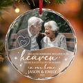 Personalized Ornament Because Someone We Love Is In Heaven Ornament Holiday Decorations - LuthCreative