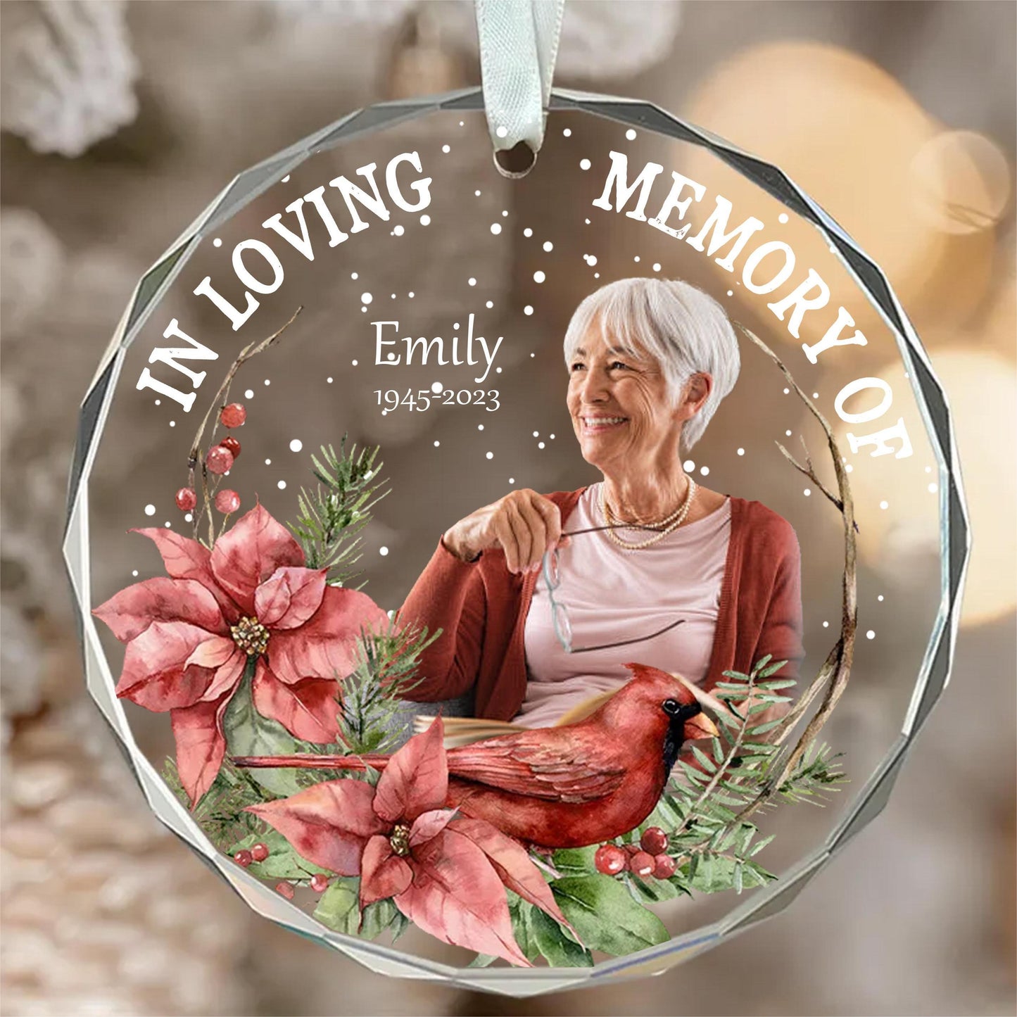 Personalized Ornament In Loving Memory Of Ornament Holiday Decorations - LuthCreative