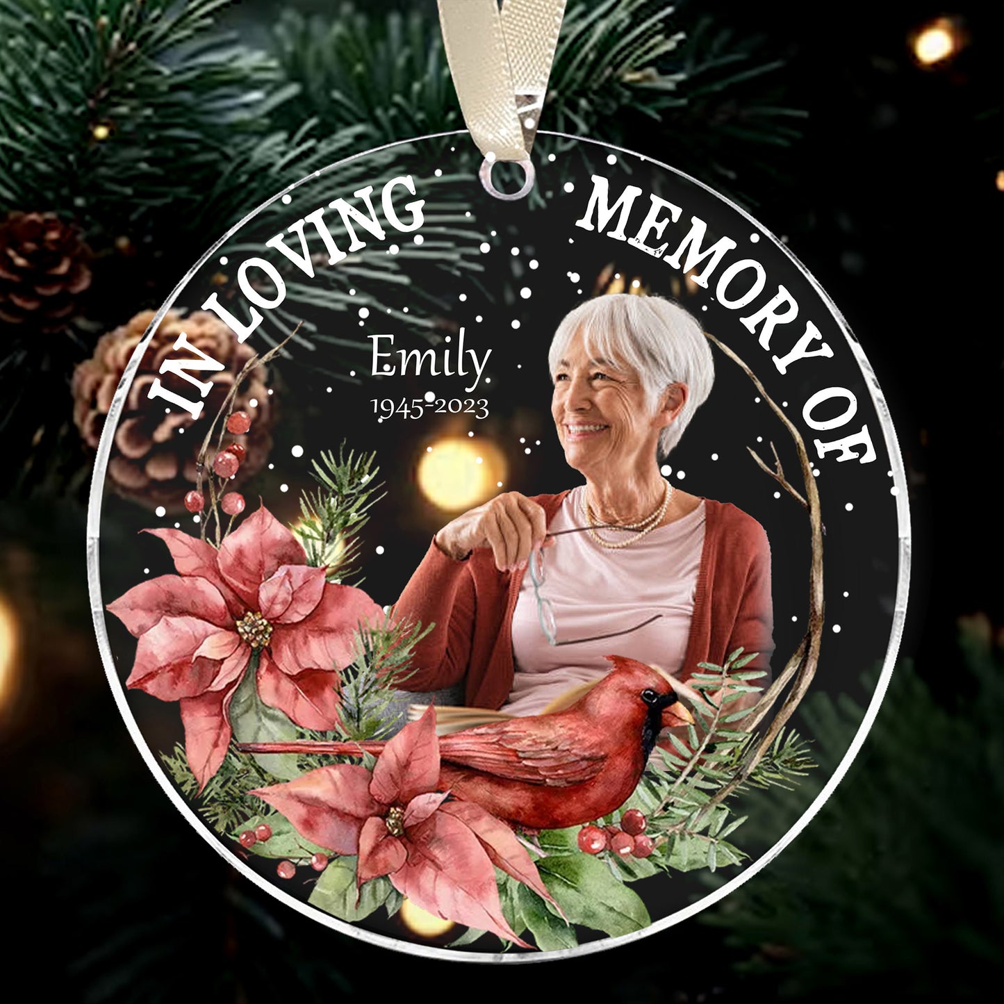 Personalized Ornament In Loving Memory Of Ornament Holiday Decorations - LuthCreative