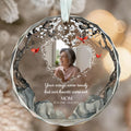 Personalized Ornament Memorial Your Wings Were Ready But Our Hearts Were Not Ornament Holiday Decorations - LuthCreative