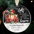 Personalized Ornament  The Light Burns In Honor Of Those Who Are Watching Today From Heaven Ornament Holiday Decorations - LuthCreative