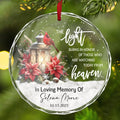 Personalized Ornament  The Light Burns In Honor Of Those Who Are Watching Today From Heaven Ornament Holiday Decorations - LuthCreative