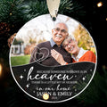 Personalized Ornament Because Someone We Love Is In Heaven Ornament Holiday Decorations - LuthCreative