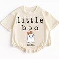 Romper Baby Long Sleeve Customize Little Boo - Personalized Custom Babysuit - Gift For Baby - LuthCreative