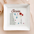 Personalized Ring Dish Jesus is my God my King my Lord Jewelry Dish - LuthCreative