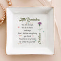 Personalized Ring Dish Little Reminder You are enough Customized Ceramic Jewelry Dish, Gift For Friends - LuthCreative