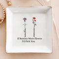 Personalized Ring Dish If Besties Were Flowers I'd Pick You Customized Ceramic Jewelry Dish, Gift For Friends - LuthCreative