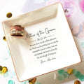 Personalized Ring Dish Mother Of The Groom-Custom Jewelry Holder For Mother in law-Mom Gift From Bride - LuthCreative