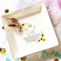 To My Wife' Wedding Ring Dish - Personalized Jewelry Organizer - Custom Bridal Gift - LuthCreative