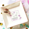 Customized Bridal Ring Dish 'To My Beautiful Wife' - Personalized Jewelry Holder - Special Wedding Gift - LuthCreative