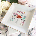 Personalized Ring Dish You Are Beautiful Jewelry Dish - LuthCreative