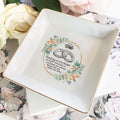 Custom Wedding Ring Dish - Personalized 'To My Wife' Jewelry Holder - Special Bridal Gift - LuthCreative