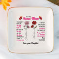 Personalized Ring Dish To my Bonus Mom Jewelry Dish - LuthCreative