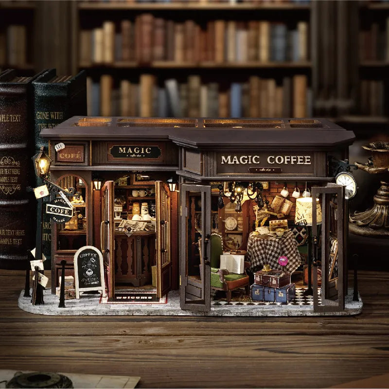3D Magic Coffee Shop Book Nook Kit For Book & Coffee Lovers