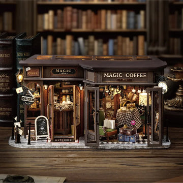 3D Magic Coffee Shop Book Nook Kit For Book & Coffee Lovers