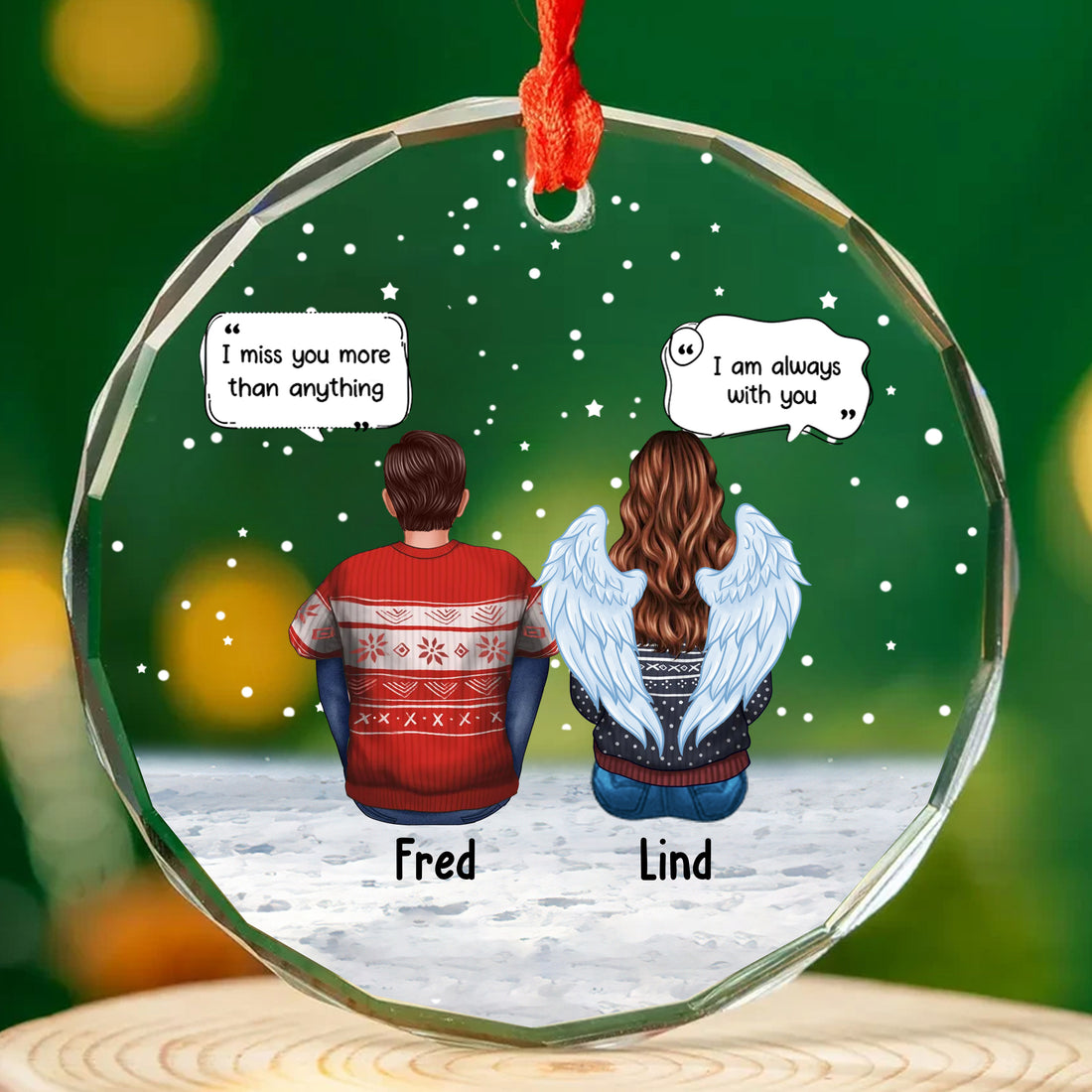 Personalized Ornament I'm Always With You Ornament Holiday Decorations - LuthCreative