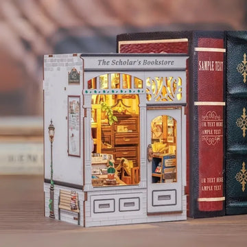Miniature Scholar Bookstore DIY Book Nook Kit