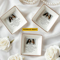 Personalized Ring Dish To My Mother Customized Ceramic Jewelry Tray, Gift For Mother, Birthday Gift - LuthCreative